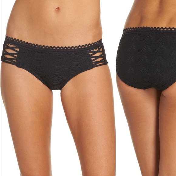 Becca lace up hipster bikini bottoms - Picture 3 of 9